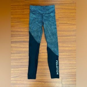 Lululemon PELOTON Wunder Under Colorblock Leggings, Size 6